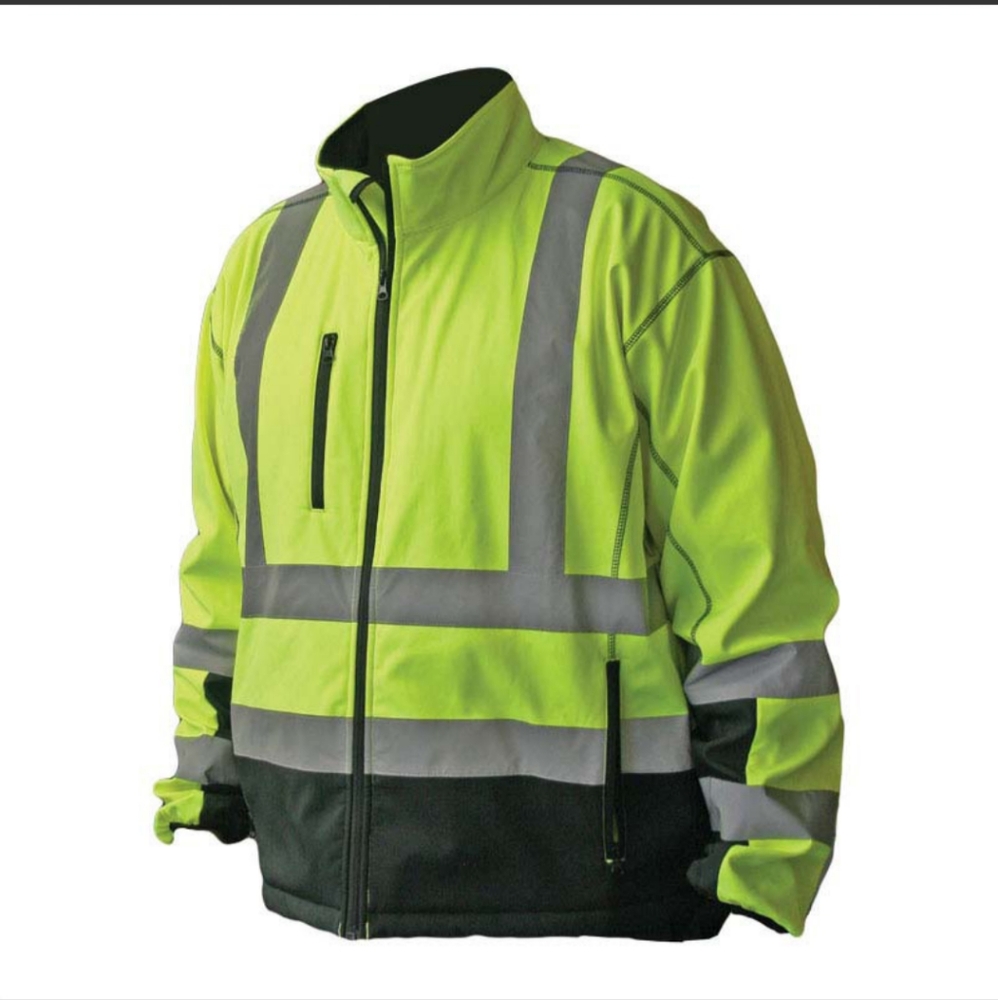 Forester Premium Class 3 Hi-Visibility Soft Shell Water Resistant Jacket (NWOT)
